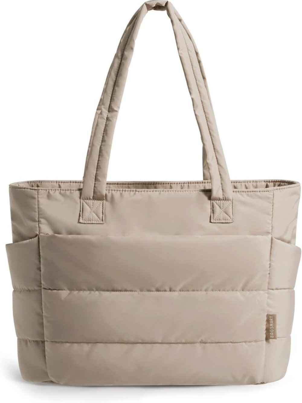 Lightweight Quilted Tote Bag for Women | 20L Work Handbag for 15.6" Laptop